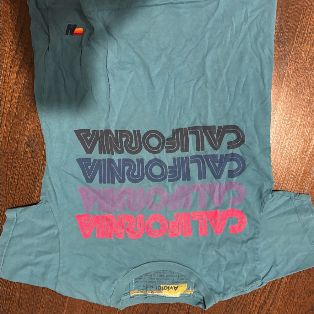 Aviator nation Graphic Teal T-Shirt